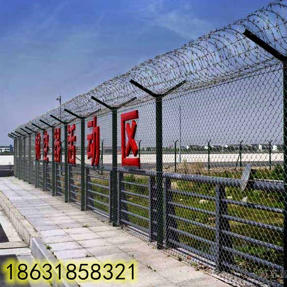 飛機(jī)場(chǎng)護(hù)欄網(wǎng)，機(jī)場(chǎng)圍界網(wǎng)，鋼筋網(wǎng)圍界